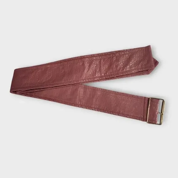 SX Honey Pot Spiked Jacket Womens S Faux Leather Baby Pink Belted Punk Moto NWT - Picture 8 of 10